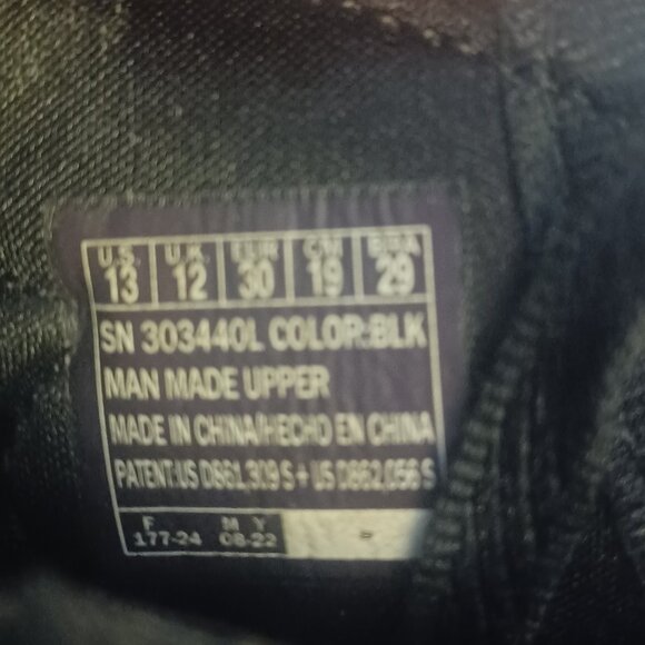 Skechers SN 303440L Kids Black Glitter Butterfly High-top Combat Boots US 13 - Picture 9 of 10